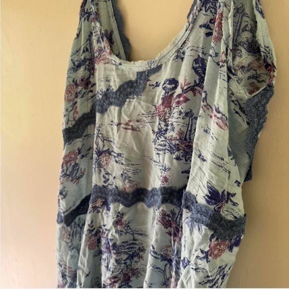 Free People Slip My Mind Printed Trapeze Dress - Picture 5 of 9